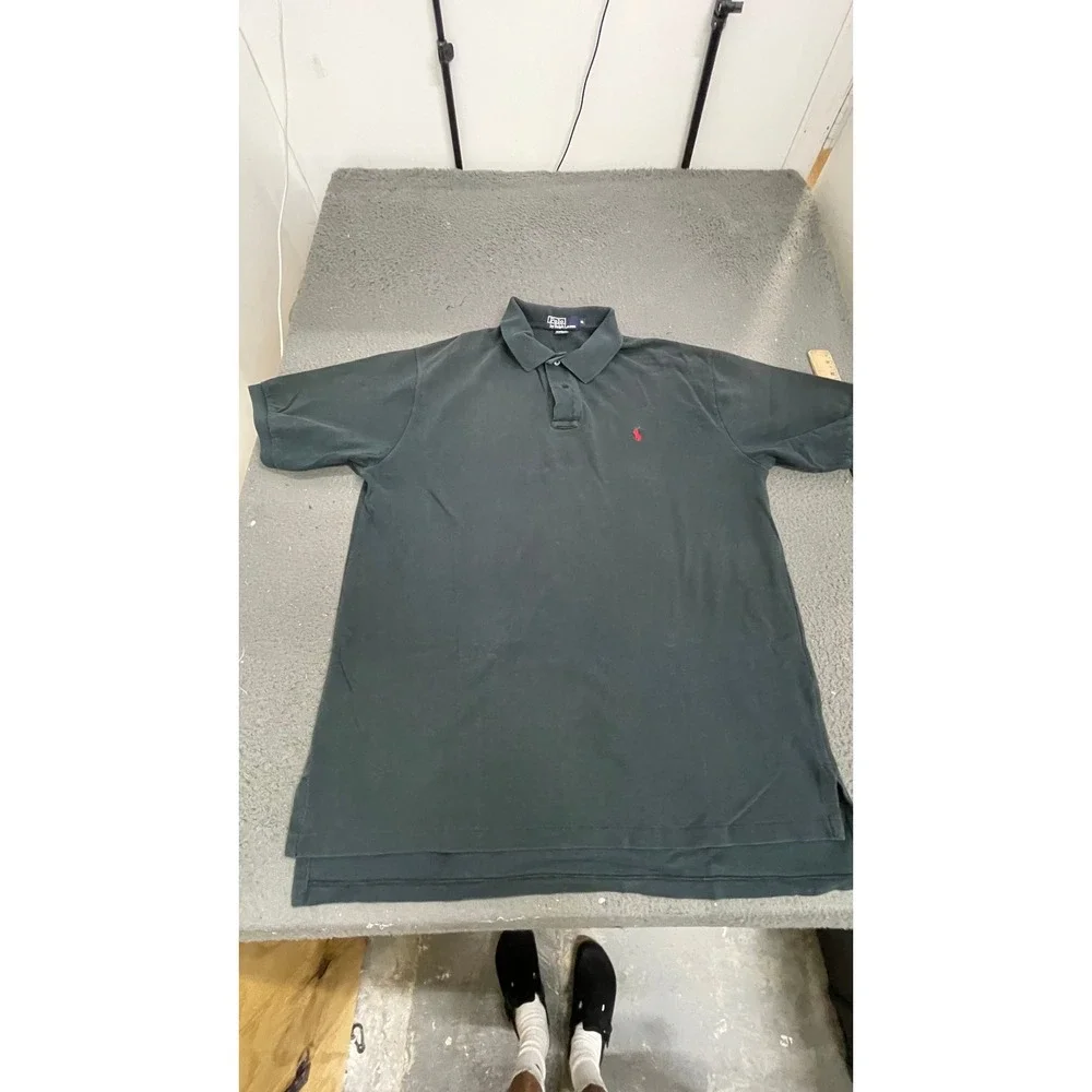 Polo Ralph Lauren Polo Shirt Mens XL Black Excellent Short Sleeve Pony Logo